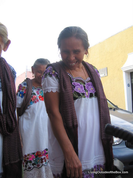 Visiting Valladolid and seeing Maya women